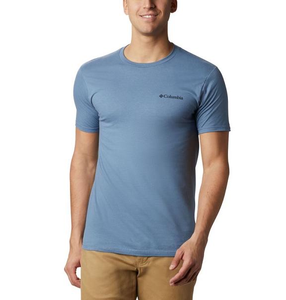 Columbia PHG T-Shirt Blue For Men's NZ13902 New Zealand